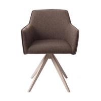 Jesper Home Draaibare Eetkamerstoel 'Hofu' Turn Beige, kleur Potters Clay - thumbnail