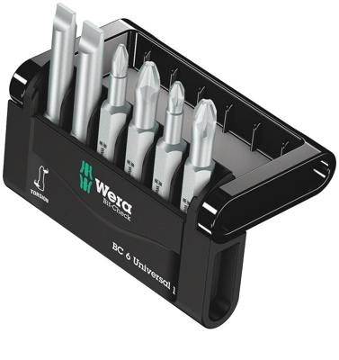 Wera Mini-Check, 50 mm 05056474001 Bitset 6-delig Plat, Kruiskop Phillips, Kruiskop Pozidriv Wera Mini-Check, 50 mm 05056474001 Bitset 6-delig Plat, Kruiskop Phillips, Kruiskop Pozidriv