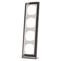 Gira Event Clear Bruin afdekraam Creme 4-voudig 0214761