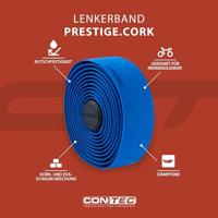 CONTEC lenkerband "prestige.cork" ct bar tape prestige.cork 200mm blue - thumbnail