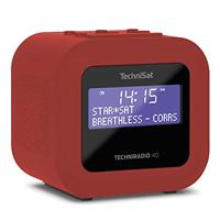 TechniSat TECHNIRADIO 40 Wekkerradio DAB+, VHF (FM) Acculaadfunctie Rood - thumbnail