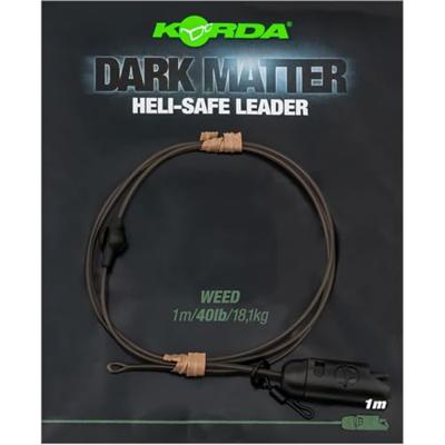 Korda Dark Matter Leader Heli Safe Leader 40LB 1M Weed