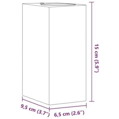 Buitenwandlampen 2 st gegoten aluminium zwart