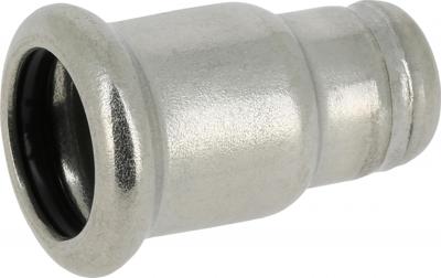 Bonfix Pressfittingen RVS 316L Eindkoppeling 22 - 1 x press || (m-profiel)