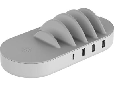 XLayer 217308 oplader voor mobiele apparatuur Grijs, Wit Binnen XLayer 217308 oplader voor mobiele apparatuur Grijs, Wit Binnen