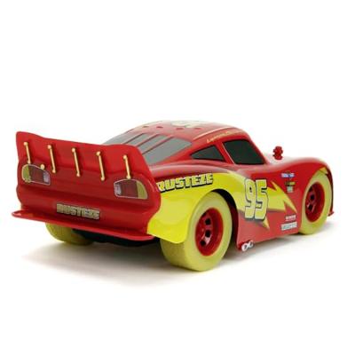 JADA TOYS 9335563314R00 RC Lightning McQueen Glow Racers 1:14 1:14 RC modelauto voor beginners Elektro Racewagen