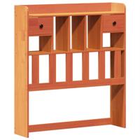 Bedframe zonder matras massief grenenhout wasbruin 75x190 cm - thumbnail