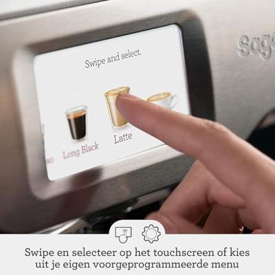 Sage THE ORACLE TOUCH SES990BSS4EEU1 Espresso apparaat Grijs