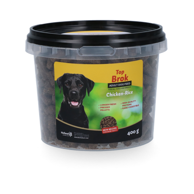 Topbrok kip/rijst geperst 'For all dogs'