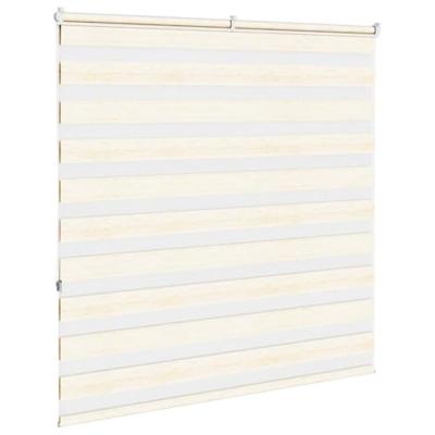 VidaXL Zebra rolgordijn 140x150 cm stofbreedte 135,9cm marmerbeige VidaXL Zebra rolgordijn 140x150 cm stofbreedte 135,9cm marmerbeige