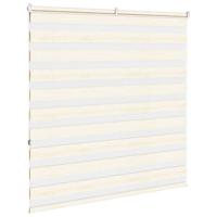 VidaXL Zebra blind 145x150cm stofbreedte 140,9cm polyester marmerbeige - thumbnail
