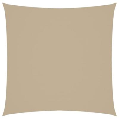 VidaXL Zonnescherm vierkant 7x7 m oxford stof beige