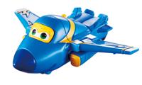 Super Wings speelfiguur Transform A Bots! Jerome 6 cm blauw - thumbnail
