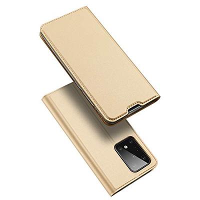Dux Ducis - pro serie slim wallet hoes - Samsung Galaxy S20 Ultra - Goud Dux Ducis - pro serie slim wallet hoes - Samsung Galaxy S20 Ultra - Goud