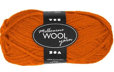 Creativ Company Melbourne wolgaren, l: 92 m, oranje, 50 gr/ 1 bol