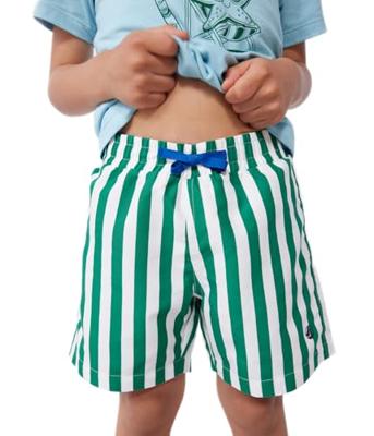 Gestreepte kinderzwembroek PETIT BATEAU groen, gestreept Gestreepte kinderzwembroek PETIT BATEAU groen, gestreept
