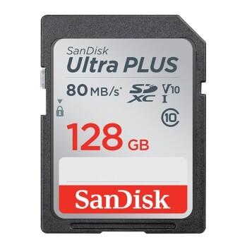 Sandisk SDXC Elite Ultra Plus 128.0GB 80MB/s CL10 Incl Rescue Pro Sandisk SDXC Elite Ultra Plus 128.0GB 80MB/s CL10 Incl Rescue Pro
