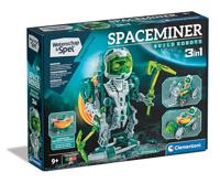 Clementoni wetenschap en spel - space miner robotica 3in1 bouwset - thumbnail