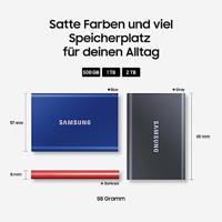 Samsung Portable SSD T7 1TB Externe SSD Grijs - thumbnail