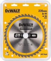 DeWALT Cirkelzaagblad voor Hout | Construction | Ø 235mm Asgat 30mm 40T - DT1955-QZ - thumbnail