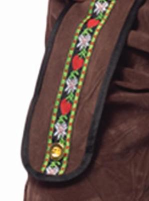 Lederhose Lang Donkerbruin Theodor