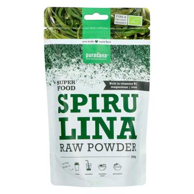 Purasana Spirulina poeder vegan bio 200 Gram