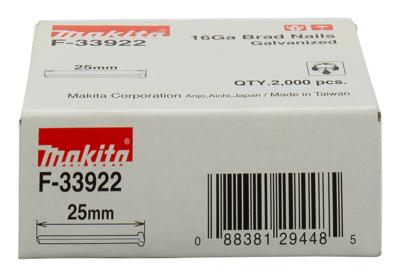 Makita F-34069 Brad RVS 64mm VE=2000