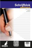 Schrijfblok A4 lijn 100 blad pak a 5 st - thumbnail