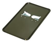 Diverse Kentekenplaat houder bromfiets staal chroom staand - thumbnail