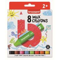 Bruynzeel 8 waskrijtjes Early Learning - thumbnail