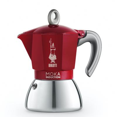 Percolator Bialetti Moka Induction rouge Metaal