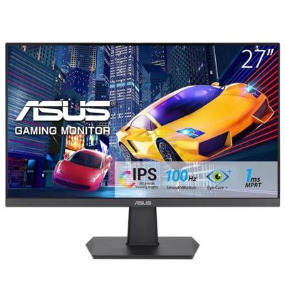 ASUS Eye Care VA27EHF | 27 inch Full HD-monitor | Frameloos, trillingsvrij, blauwlichtfilter, adaptieve synchronisatie | 1 ms MPRT, 100 Hz, 16:9 IPS-paneel, 1920x1080 | HDMI, zwart