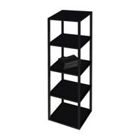 Kolomkast Open BWS Sharp 35x35x135 cm Mat Zwart - thumbnail