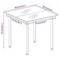 5-delige Tuinset met kussens poly rattan grijs - thumbnail