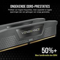 Corsair VENGEANCE DDR5 Werkgeheugenset voor PC DDR5 64 GB 2 x 32 GB On-die ECC 5600 MHz 288-pins DIMM CL40-40-40-77 CMK64GX5M2B5600Z40 - thumbnail