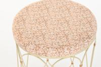 Bijzettafel DKD Home Decor Natuurlijk Metaal Crème Rotan (35 x 35 x 49 cm) - thumbnail