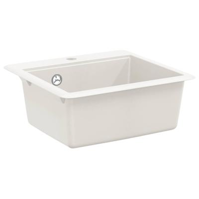 Wasbak Wit 470 x 440 mm Graniet Wasbak Wit 470 x 440 mm Graniet