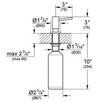 Grohe Cosmo zeepdispenser 400 ml. Chroom - thumbnail