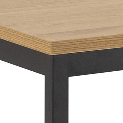Bendt Eettafel 'Holger' Eiken en metaal, 160 x 80cm
