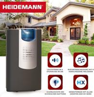 Draadloze deurbel Complete set Heidemann 70835 HX Action - thumbnail