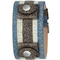 Horlogeband Fossil JR8372 Leder Multicolor 24mm - thumbnail