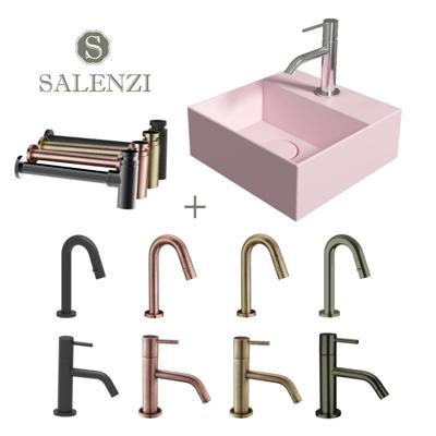 Salenzi Fonteinset Spy 30x30 cm Mat Roze - spy3030setmroze
