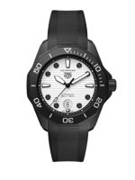 Horlogeband Tag Heuer FT6197-00 Rubber Zwart 21.5mm - thumbnail