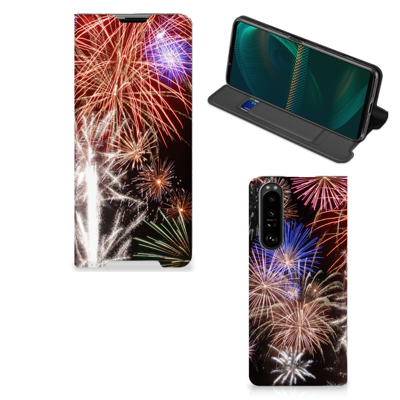 Sony Xperia 5 III Hippe | Standcase | Vuurwerk
