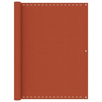 VidaXL Balkonscherm 120x400 cm hdpe oranje
