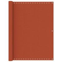 VidaXL Balkonscherm 120x400 cm hdpe oranje - thumbnail