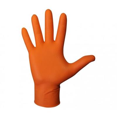 Handschoenen van nitril JUBA Agility Grip Oranje Stofvrij 50 Stuks Maat 11 Handschoenen van nitril JUBA Agility Grip Oranje Stofvrij 50 Stuks Maat 11