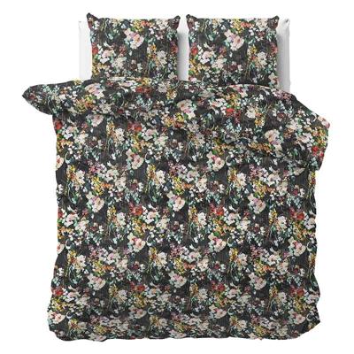 Sleeptime - Jolisa Black Dekbedovertrek Katoen - Zwart - 240 x 220