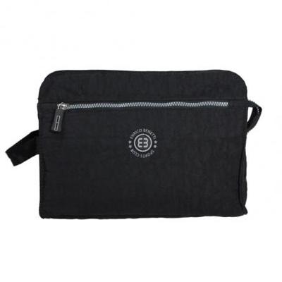 Enrico Benetti Crinkle Nylon Toilettas Zwart