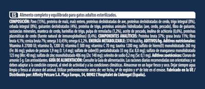 ADVANCE CAT STERILIZED TURKEY 3 KG ADVANCE CAT STERILIZED TURKEY 3 KG